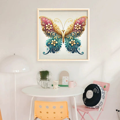 Butterfly - 11CT Stamped Cross Stitch 50*50CM