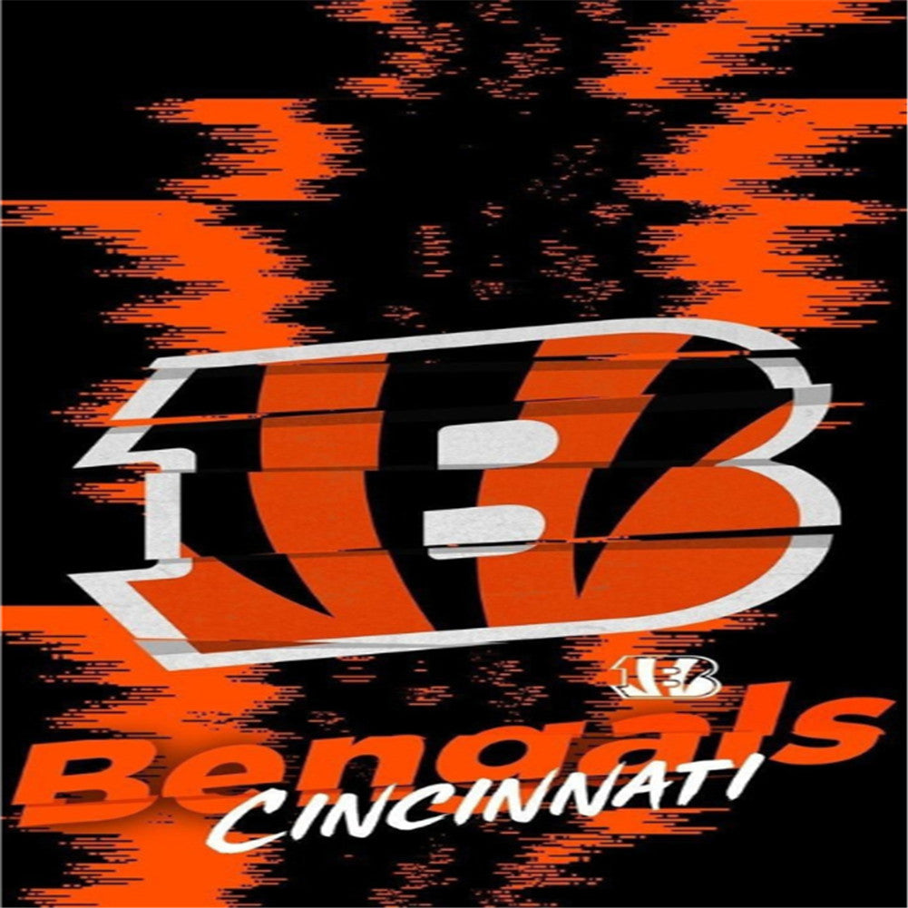 Cincinnati Bengals Team - Full Round Drill Diamond Painting 30*55CM