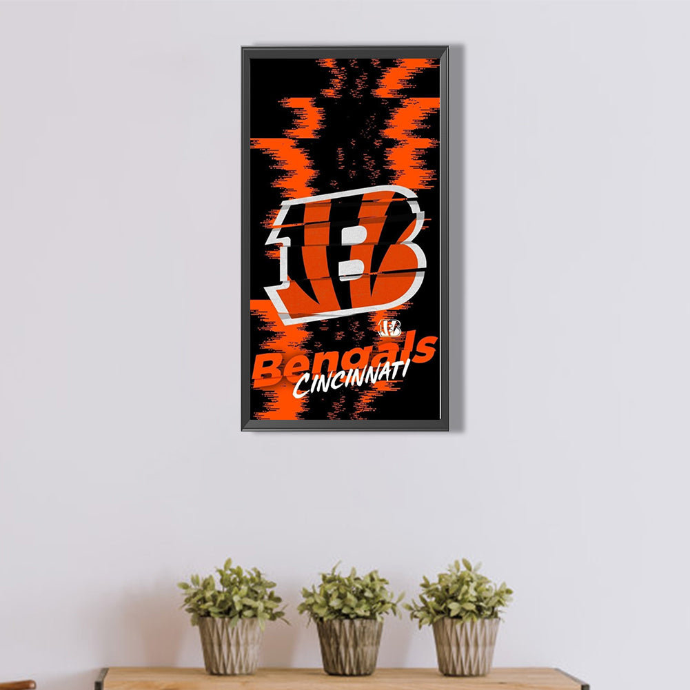 Cincinnati Bengals Team - Full Round Drill Diamond Painting 30*55CM