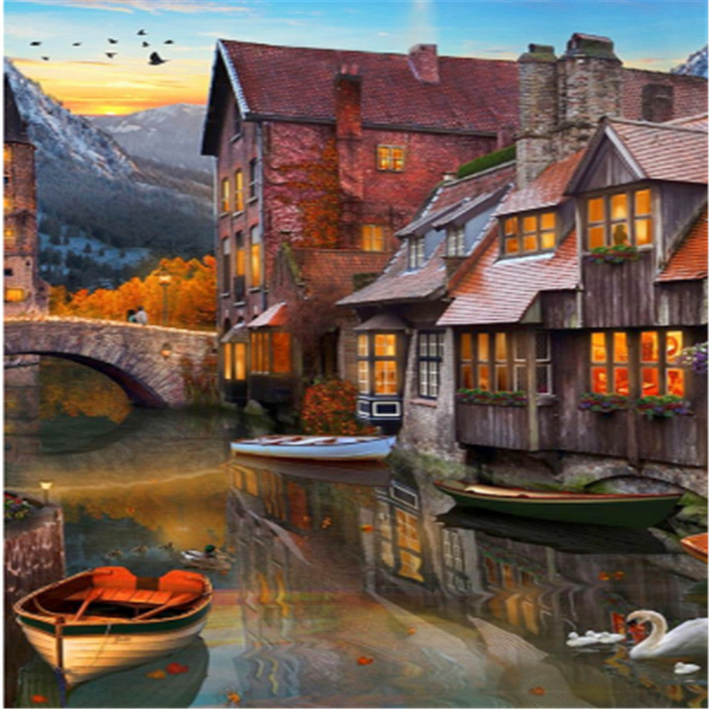 House - Full Square Drill Diamond Painting 30*40CM