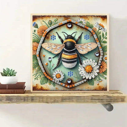 Bee - Special Shaped Drill Diamond Painting 30*30CM