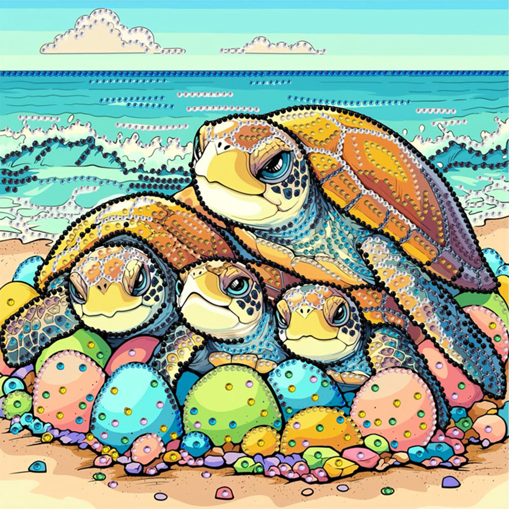 Turtle - Special Shaped Drill Diamond Painting 30*30CM
