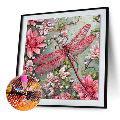 Dragonfly - Special Shaped Drill Diamond Painting 30*30CM