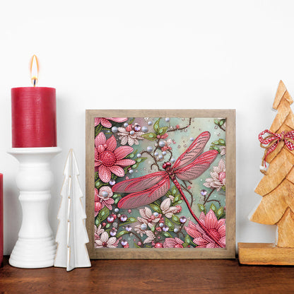 Dragonfly - Special Shaped Drill Diamond Painting 30*30CM