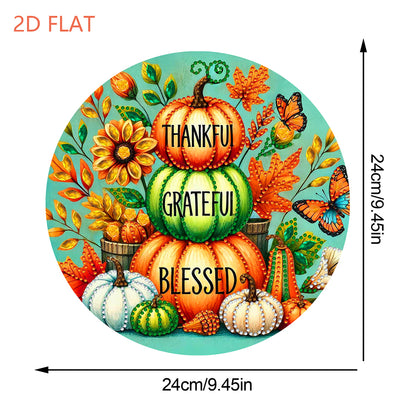 Fall Theme 2D Flat DIY Hanging Diamond Art Kits Wall Decor for Home & Windows