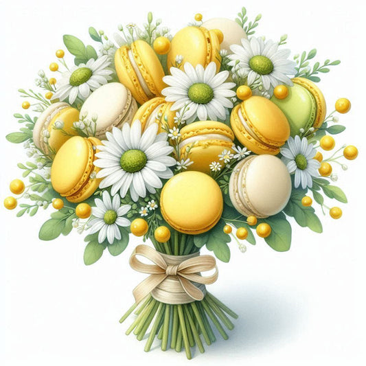 Macaron Bouquet - Full Round Drill Diamond Painting 40*40CM