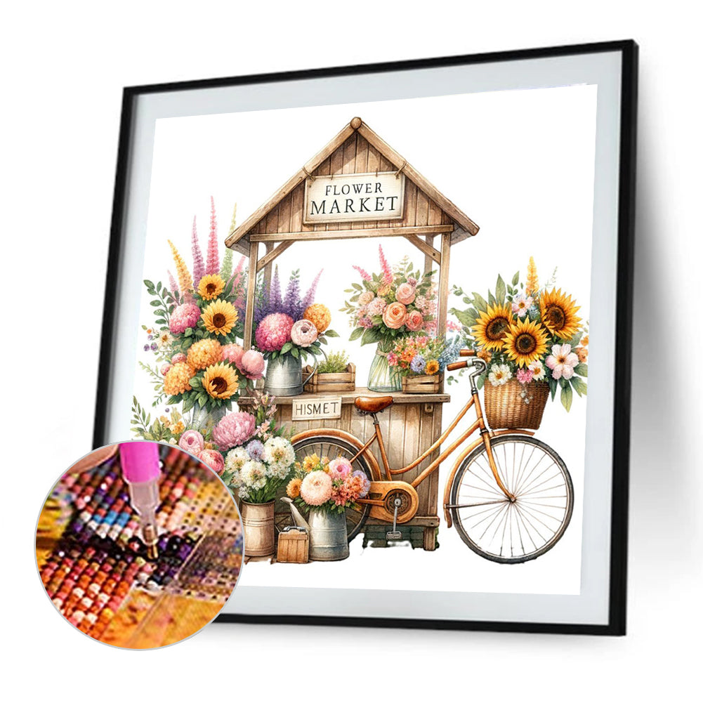 Florist - Full Round Drill Diamond Painting 40*40CM