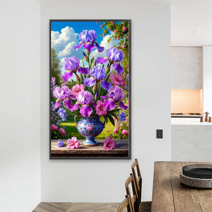 Flower - Full Round Drill Diamond Painting 40*70CM