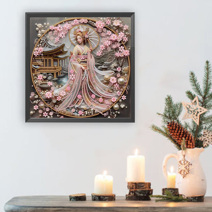Japanese Girl - Special Shaped Drill Diamond Painting 30*30CM