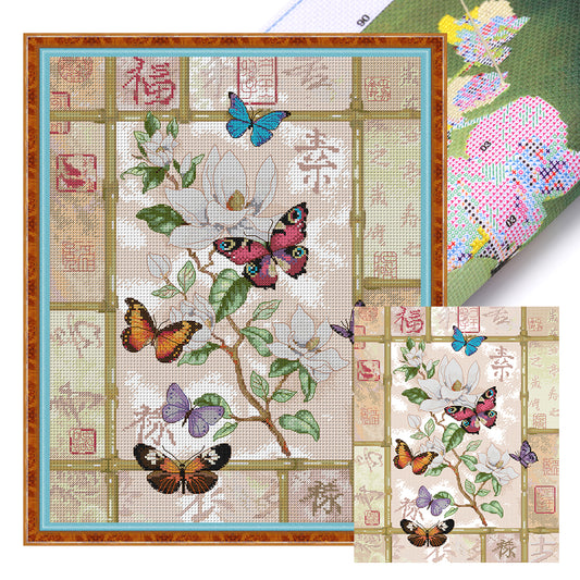 Dielianhua - 14CT Stamped Cross Stitch 38*49CM (Joy Sunday)
