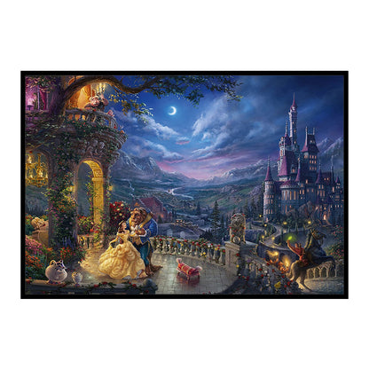 Beauty And The Wild Beasts - 18CT Stamped Cross Stitch 80*55CM