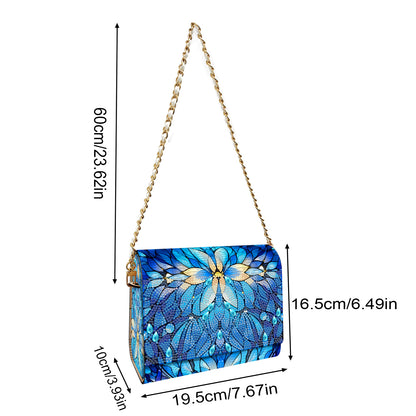 DIY Diamond Art Wooden Coin Pouch 5D Diamond Painting Crystal Rhinestone Purse
