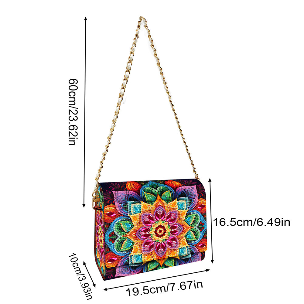 DIY Diamond Art Wooden Coin Pouch 5D Diamond Painting Crystal Rhinestone Purse