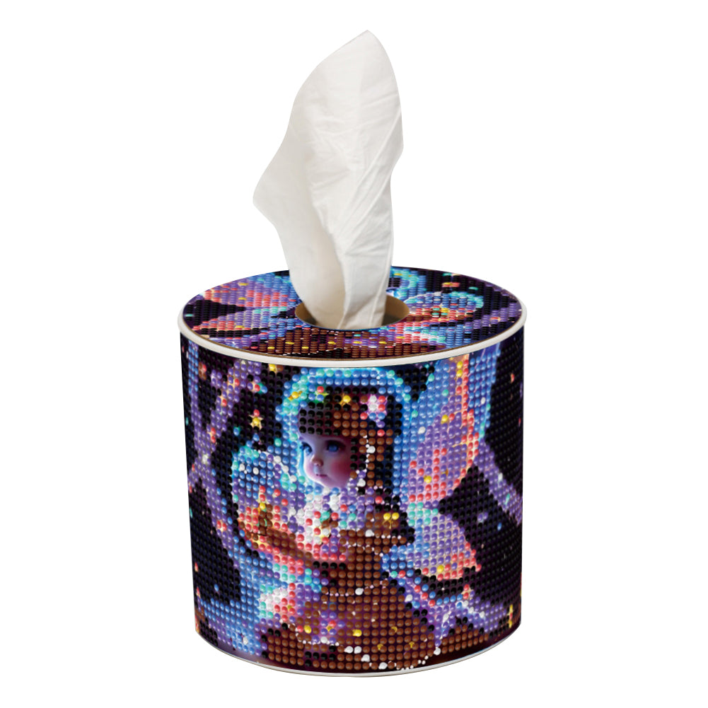 DIY Diamond Painting Handmade Tissue Holder Rhinestones Decorative Tissue Box