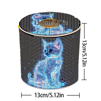 DIY Diamond Painting Handmade Tissue Holder Rhinestones Decorative Tissue Box