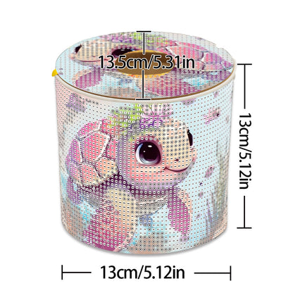 DIY Diamond Painting Handmade Tissue Holder Rhinestones Decorative Tissue Box