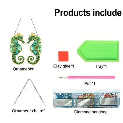 2D Flat DIY Diamond Art Pendant Diamond Painting Set Home Wall Decoration Crafts
