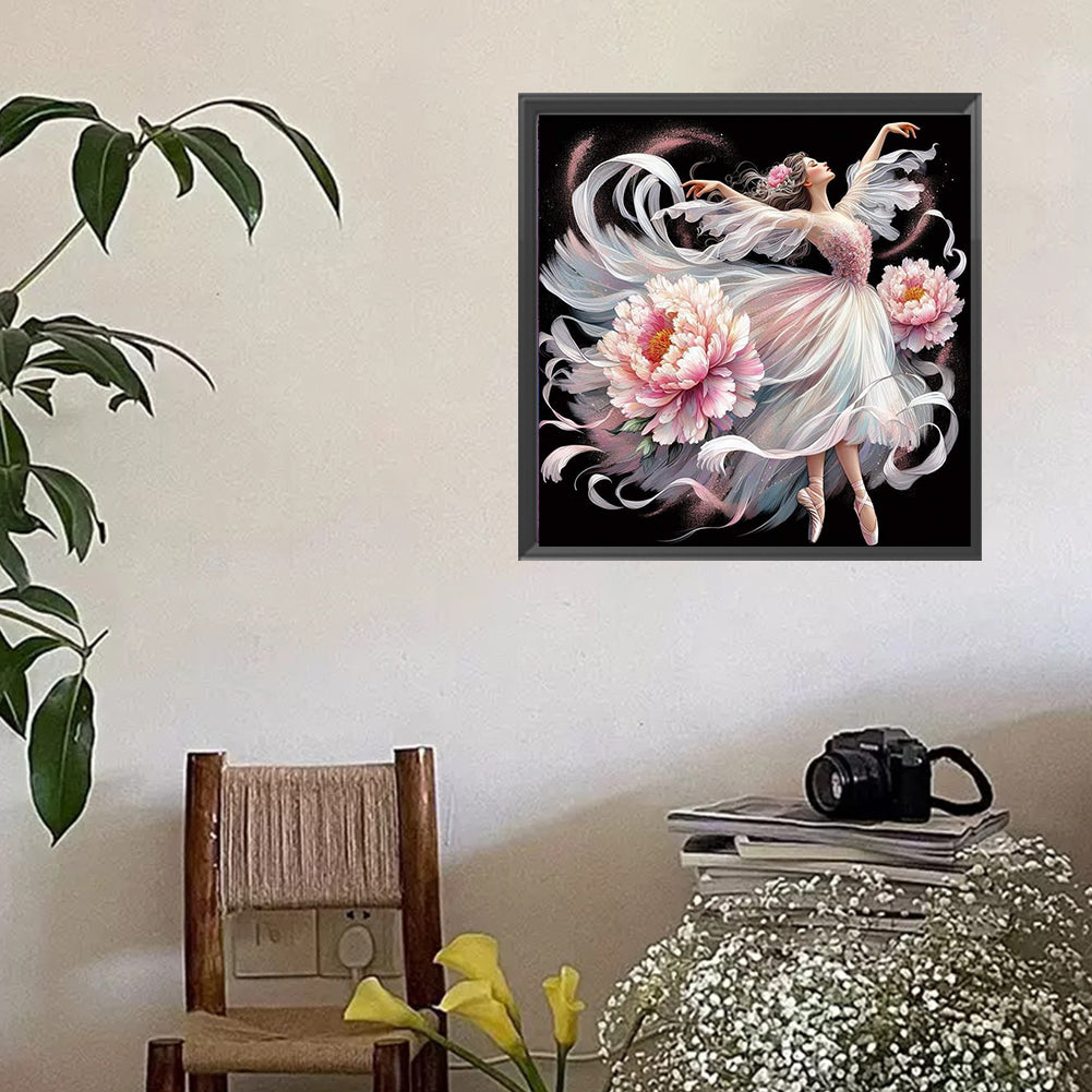 Dream Ballet Girl - Full Square Drill Diamond Painting 40*40CM