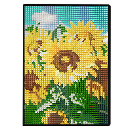 5D DIY Diamond Art Painting Notebook Kit Crystal Notepad Sketchbook for Birthday