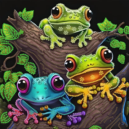 Frog - Special Shaped Drill Diamond Painting 30*30CM