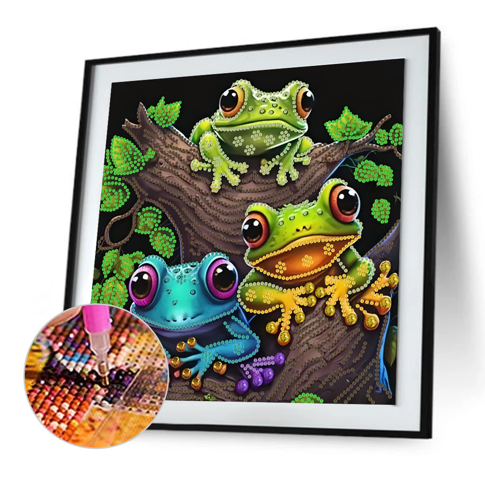 Frog - Special Shaped Drill Diamond Painting 30*30CM