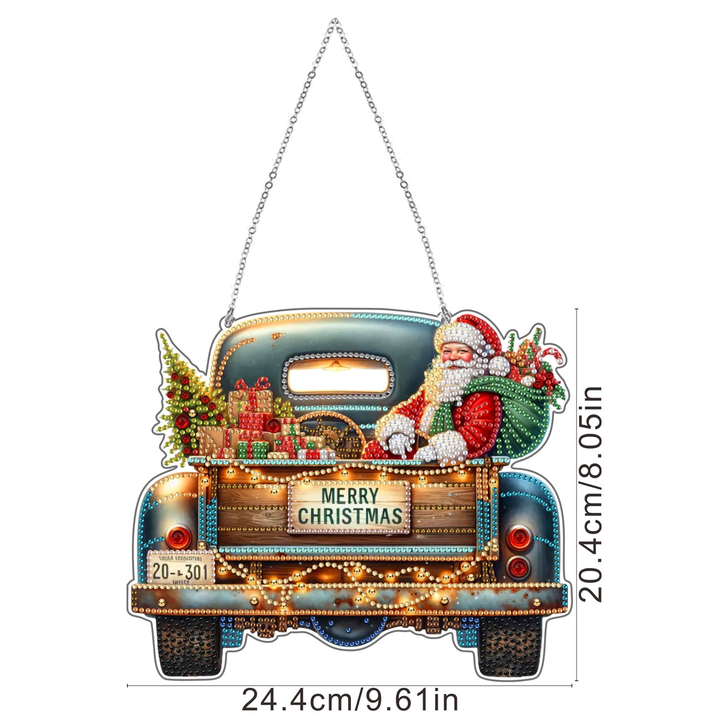 2D Flat DIY Acrylic Rhinestone Diamond Art Window Pendants Special Shape Crafts