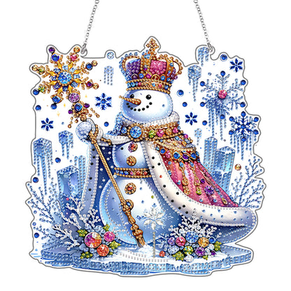 2D Flat DIY Acrylic Rhinestone Diamond Art Window Pendants Special Shape Crafts