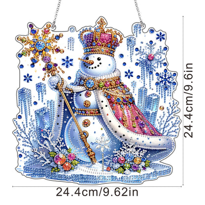 2D Flat DIY Acrylic Rhinestone Diamond Art Window Pendants Special Shape Crafts