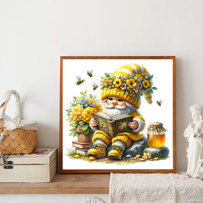 Honey Gnome - Full Round Drill Diamond Painting 40*40CM