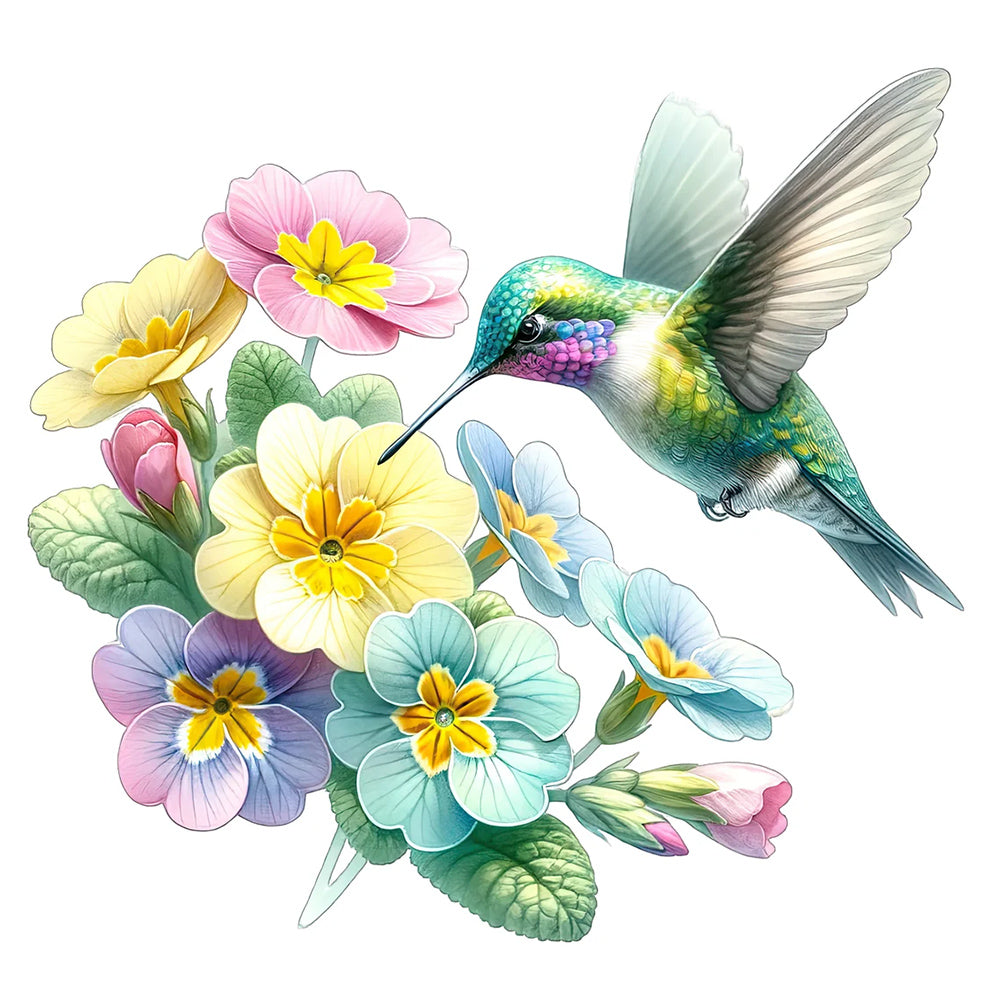 Flowers And Birds - Full Round Drill Diamond Painting 30*30CM