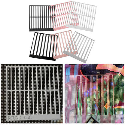 6Pcs DIY Diamond Art Guide Ruler Beginner Rhinestone Positioning Grid Ruler Tool