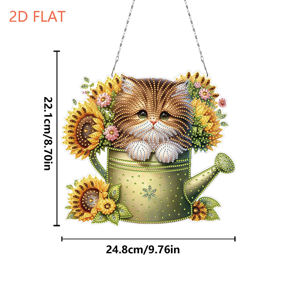 2D Flat DIY Diamond Art Pendant Diamond Painting Set Home Wall Decoration Crafts