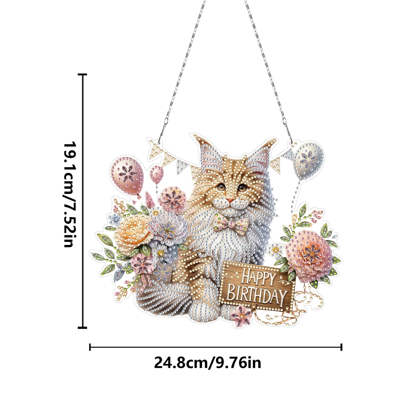 2D Flat DIY Diamond Art Pendant Diamond Painting Set Home Wall Decoration Crafts