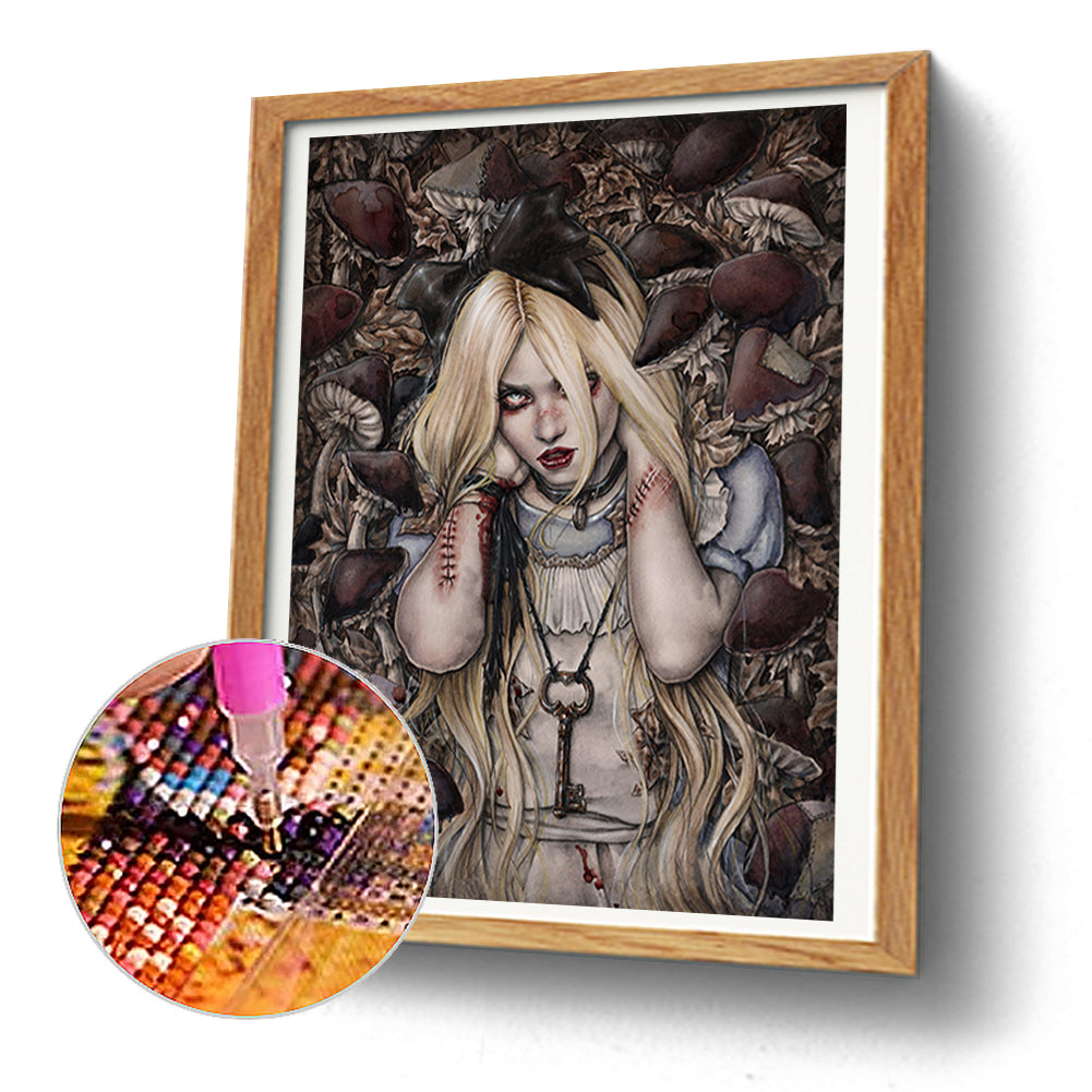 Not Your Alice - Full Round Drill Diamond Painting 40*50CM