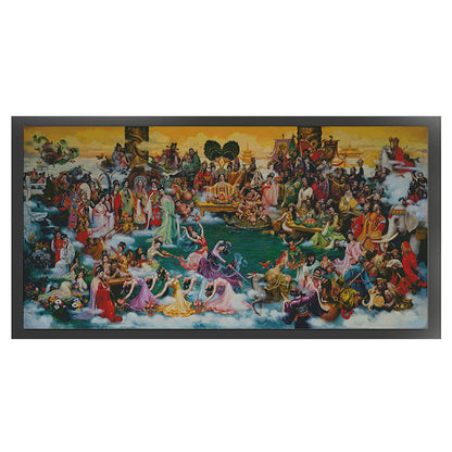 World Celebration - Fairy - 14CT Stamped Cross Stitch 190*94CM(Xiaobai Brand)