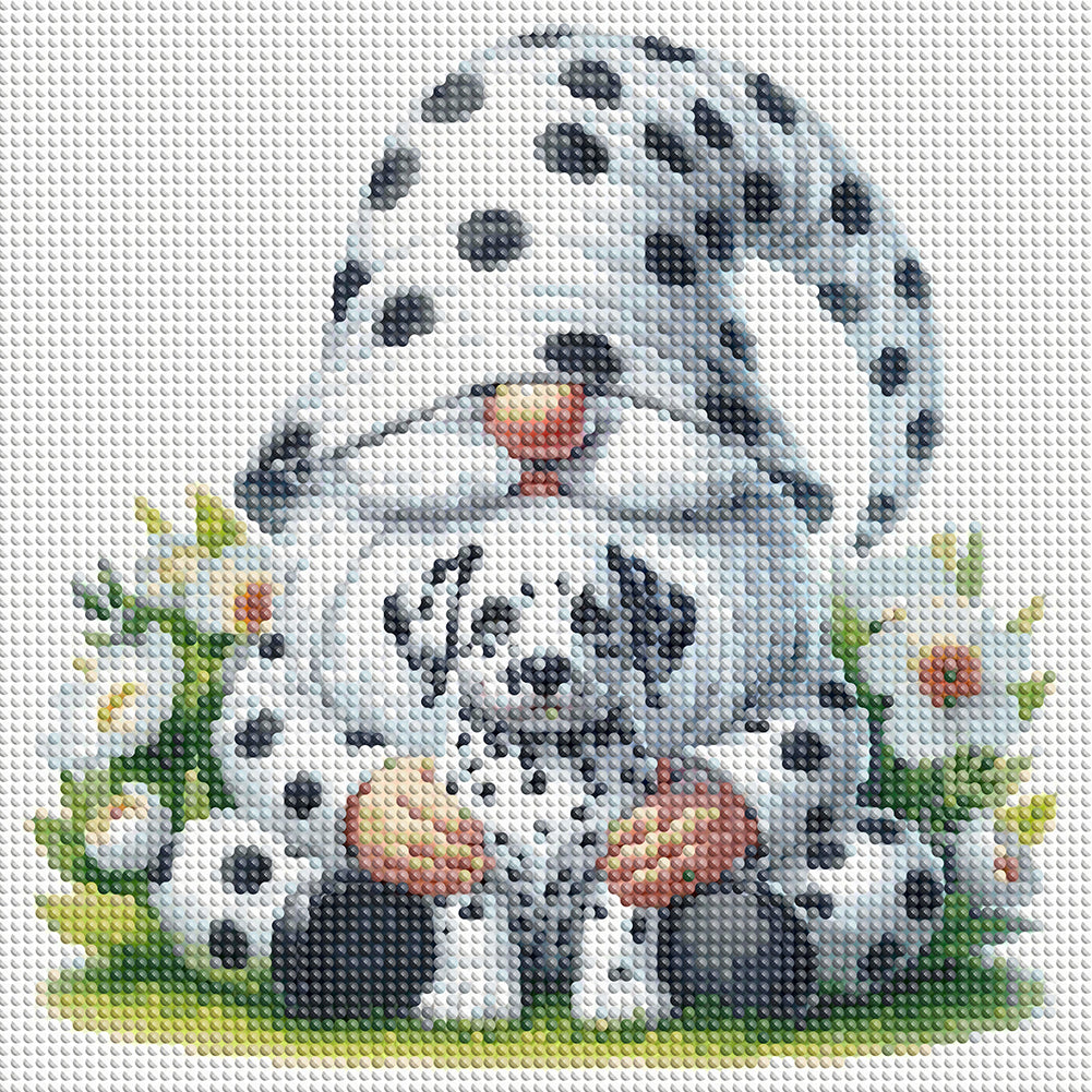 Dalmatian Gnome - Full Round Drill Diamond Painting 30*30CM