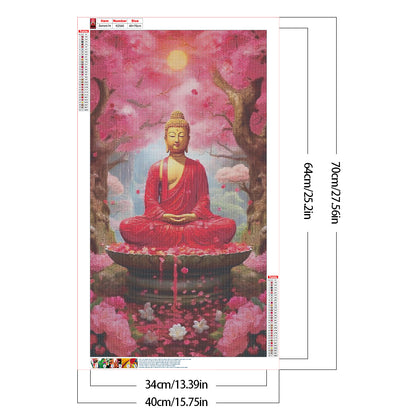 Buddha Statue - Full Round Drill Diamond Painting 40*70CM