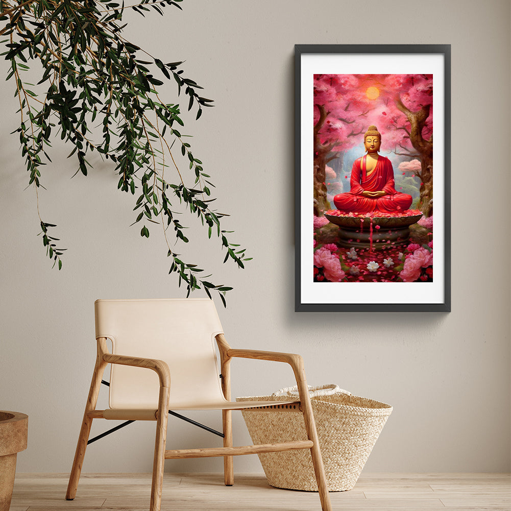 Buddha Statue - Full Round Drill Diamond Painting 40*70CM