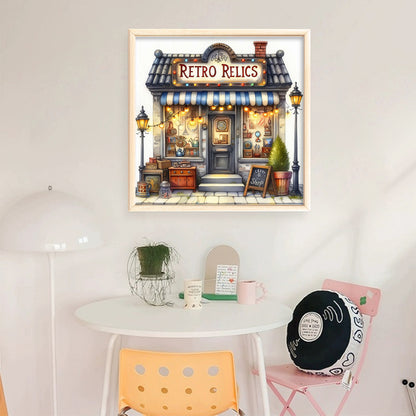 Grocery Store - 11CT Stamped Cross Stitch 45*45CM