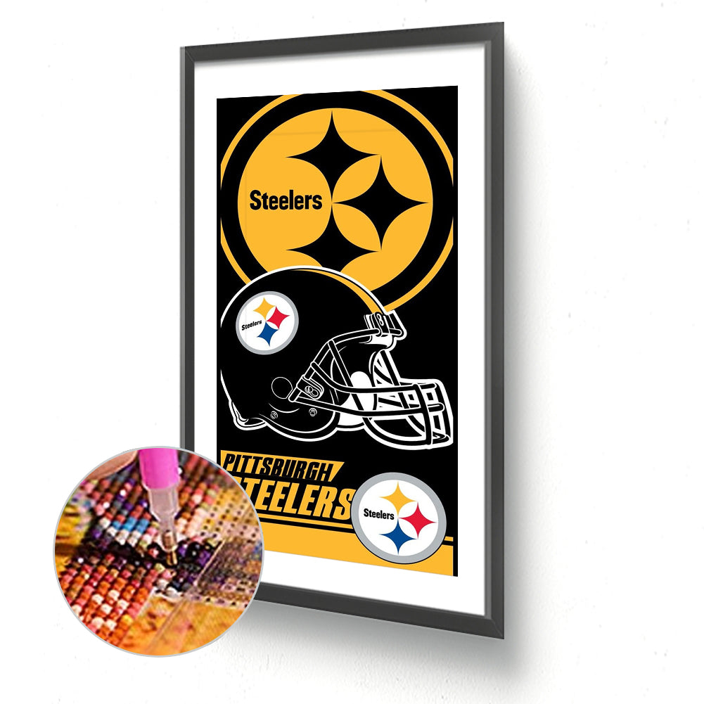 Steelers - Full Round Drill Diamond Painting 30*60CM