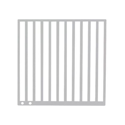 Stainless Steel Diamond Painting Ruler DIY Diamond Painting Tools (2 Rows Round)
