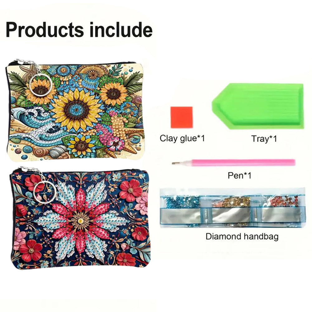 DIY Diamond Art Diamond Dot Diamond Card Pack 5D Diamond Painting Coin Pouch