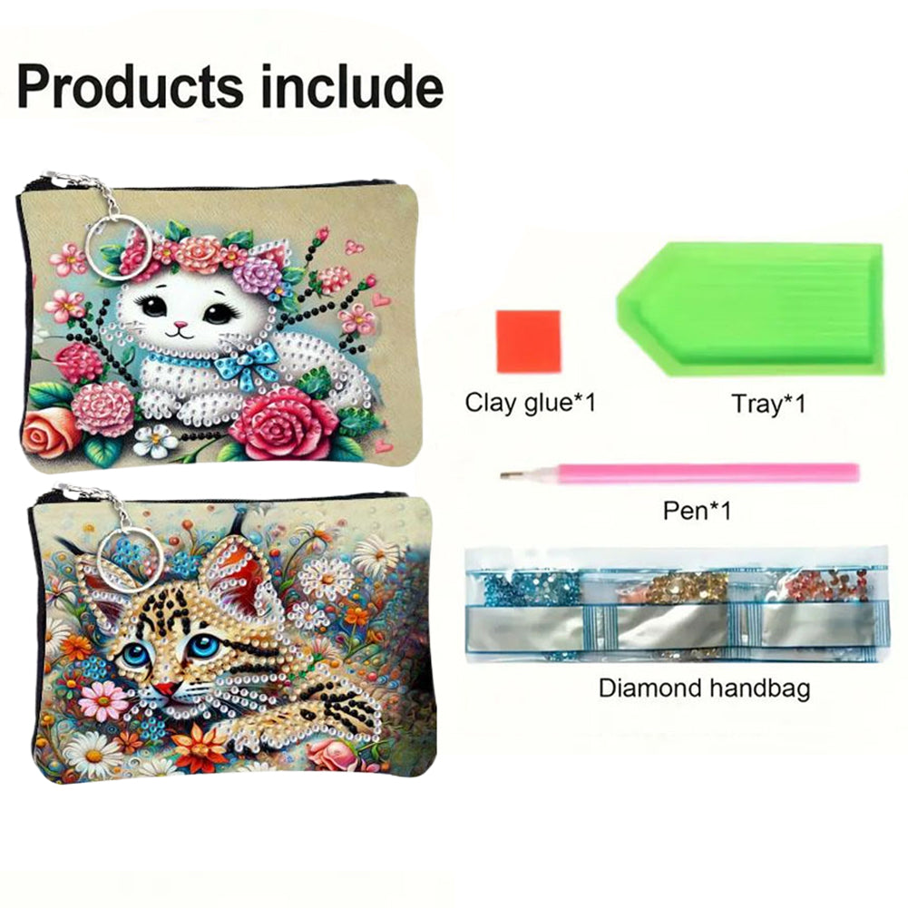 DIY Diamond Art Diamond Dot Diamond Card Pack 5D Diamond Painting Coin Pouch