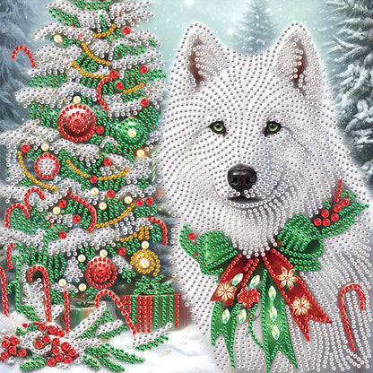 4Pcs Christmas Animal - Special Shaped Drill Diamond Painting 30*30CM