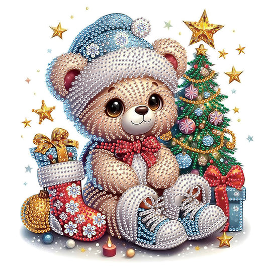 4Pcs Christmas Animal - Special Shaped Drill Diamond Painting 30*30CM