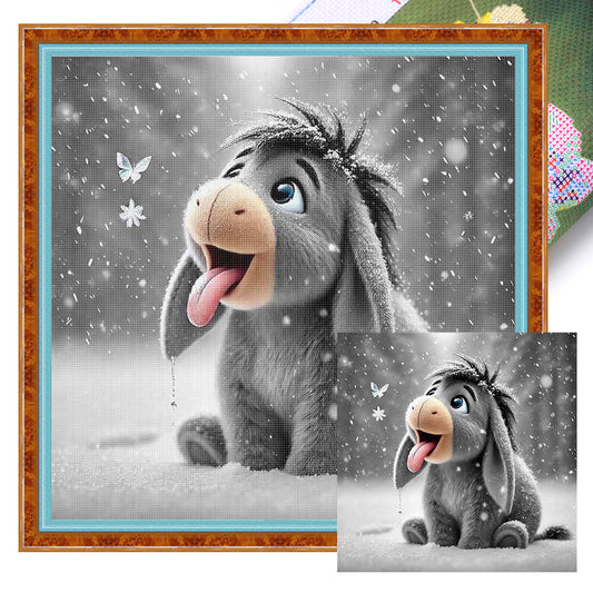 Donkey - 11CT Stamped Cross Stitch 40*40CM