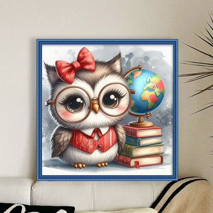 Owl - 11CT Stamped Cross Stitch 40*40CM