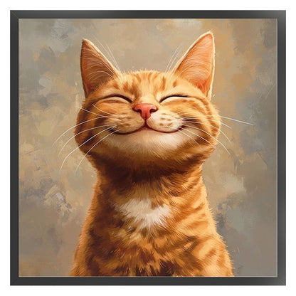 Cat - 11CT Stamped Cross Stitch 40*40CM