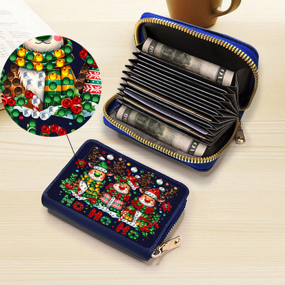 DIY Diamond Art Diamond Dot Card Pack 5D Diamond Painting Coin Pouch Craft Gift
