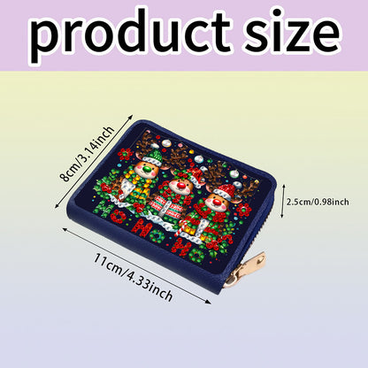 DIY Diamond Art Diamond Dot Card Pack 5D Diamond Painting Coin Pouch Craft Gift